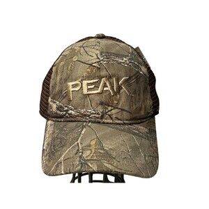 PEAK Mesh Back Realtree Camo Trucker Hat Duck Dynasty SnapBack Cap One Size